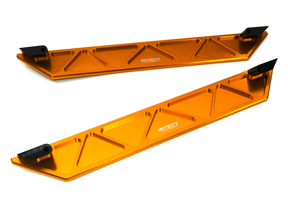 C33329ORANGE Billet Machined Side Protection Nerf Bars for Traxxas XRT & X-Maxx 4X4 7723 - Image 1