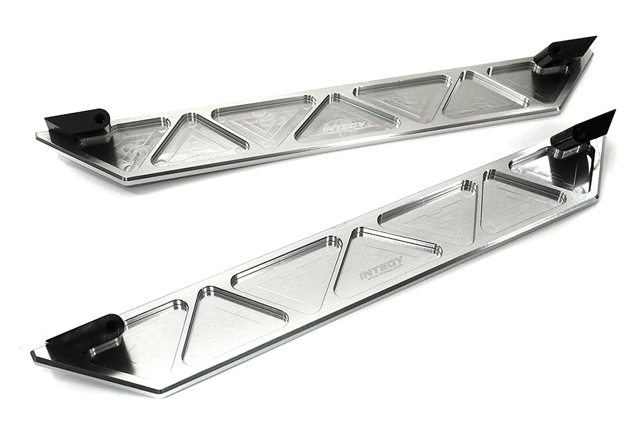 C33329SILVER Billet Machined Side Protection Nerf Bars for Traxxas XRT & X-Maxx 4X4 7723 - Image 1
