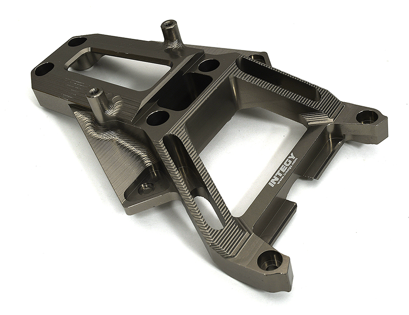 C33330GREY Billet Machined Front Upper Chassis Brace Bellcrank Cover for Traxxas XRT 7820 - Image 1