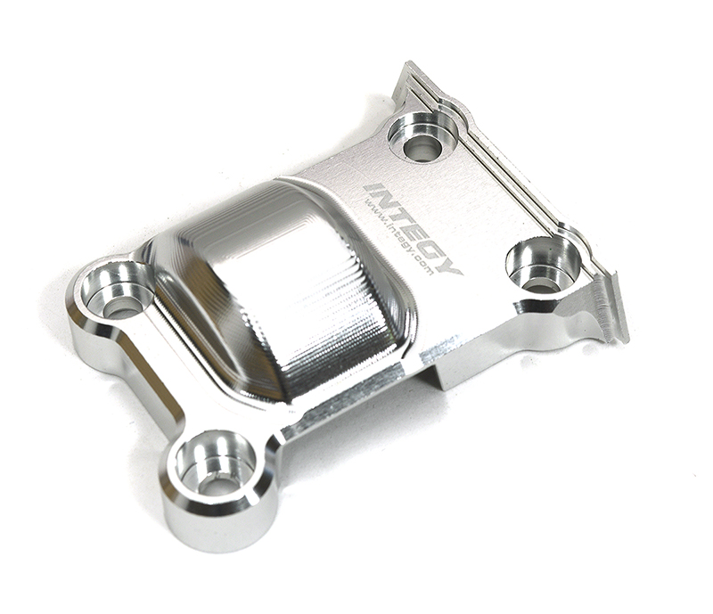 C33332SILVER Billet Machined Alloy Rear Gear Cover for Traxxas XRT - Silver 7887 - Image 1