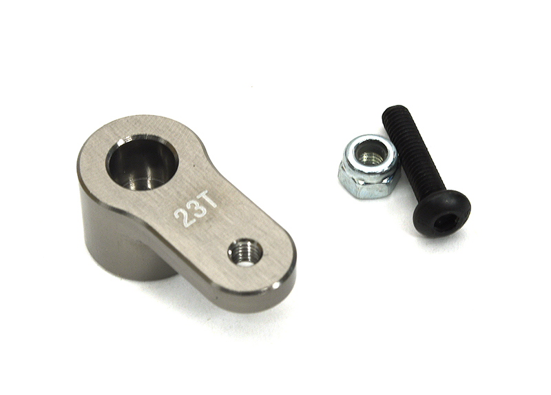 C33337GREY Billet Machined 23T Servo Arm for Losi 1/10 Lasernut U4 4WD Brushless RTR - Image 1