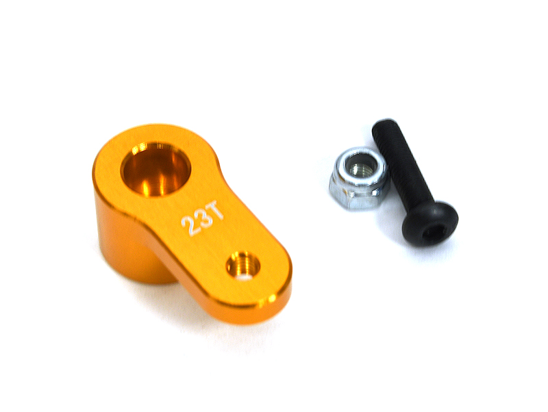 C33337ORANGE Billet Machined 23T Servo Arm for Losi 1/10 Lasernut U4 4WD Brushless RTR - Image 1
