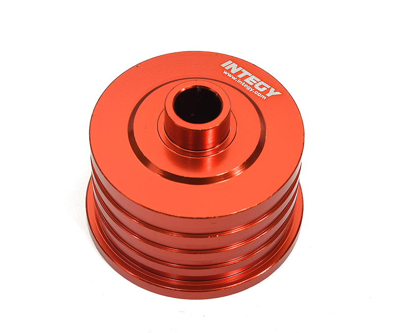 C33338RED Billet Machined Differential Housing for Traxxas 1/8 Sledge 4WD 9581 - Image 1