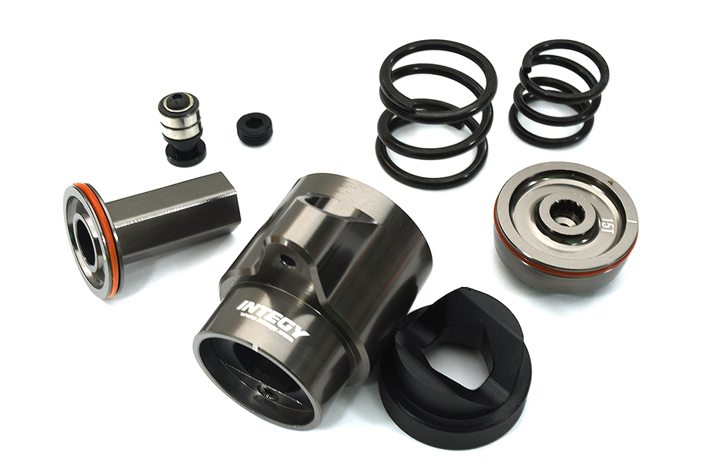 C33340GREY Billet Machined Servo Saver Set for Arrma 1/5 Kraton 4X4 8S BLX ARA340165 - Image 1