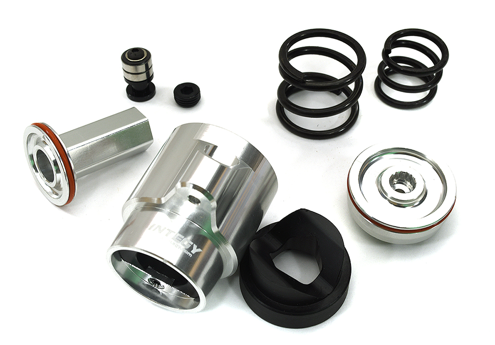 C33340SILVER Billet Machined Servo Saver Set for Arrma 1/5 Kraton 4X4 8S BLX ARA340165 - Image 1