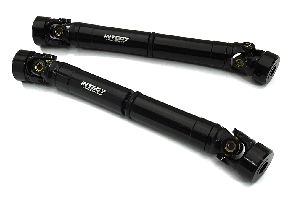 C33341BLACK Machined Universal Center Drive Shafts for Axial SCX6 Crawler252009 202010 - Image 1