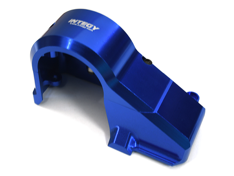 C33342BLUE Machined Black Spur & Pinion Gear Upper Cover for Traxxas XRT & X-Maxx 7887 - Image 1