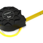 5 Meter Tape Measure by Integy - Alloy Machined Case 15ft Metric & Inch, Black