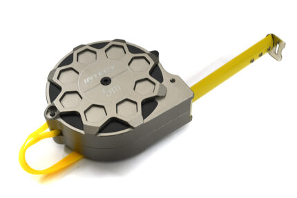 5 Meter Tape Measure by Integy - Alloy Machined Case 15ft Metric & Inch, Grey