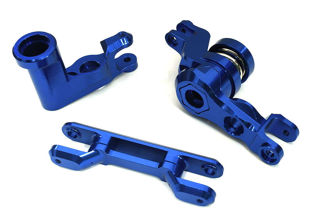 C33350BLUE Billet Machined Steering Bellcrank Set for Traxxas XRT 7843 - Image 1