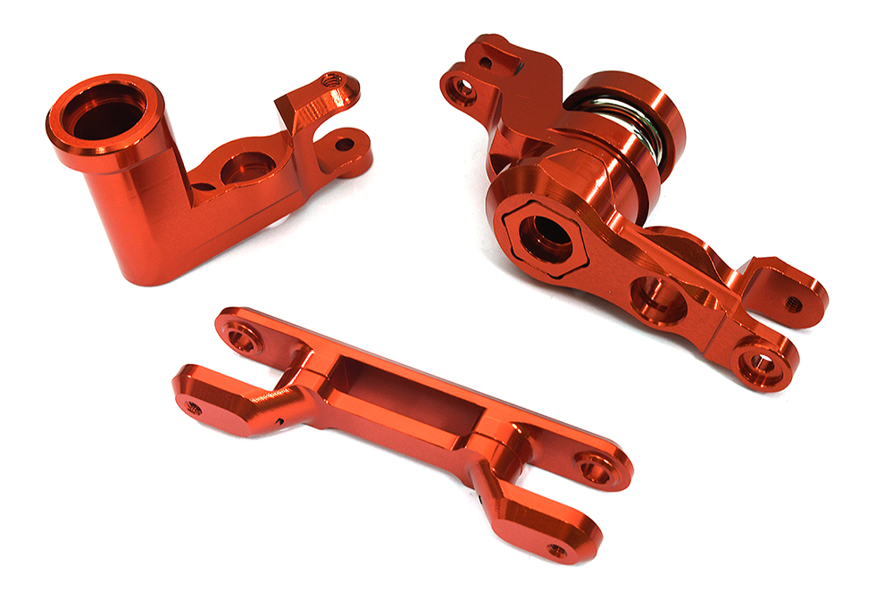 C33350RED Billet Machined Steering Bellcrank Set for Traxxas XRT 7843 - Image 1