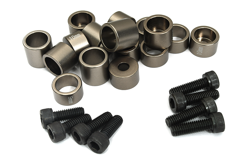 C33351GREY Type M Adapter for Most Losi & Arrma 1/5 Using C25286 & C32930 Setup Station - Image 1