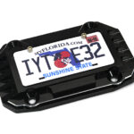 Realistic License Plate w/ Alloy Frame for Axial 1/6 SCX6