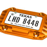 Realistic License Plate w/ Alloy Frame for Axial 1/6 SCX6 250008