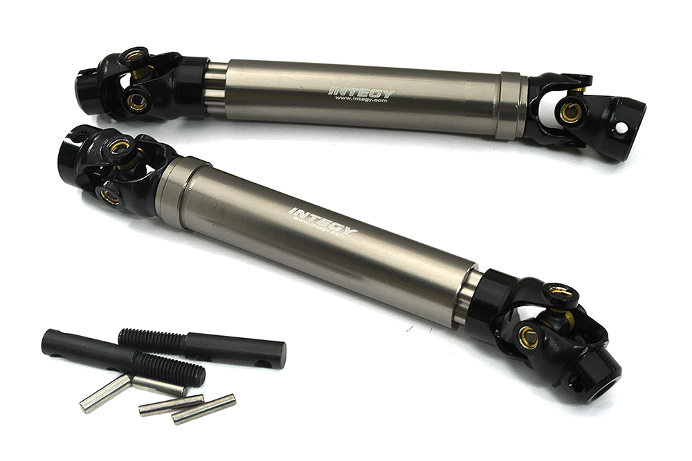 C33361GREY Machined Alloy Universal Drive Shafts for Traxxas 1/10 Maxx V2 w/ WideMaxx 8993 - Image 1