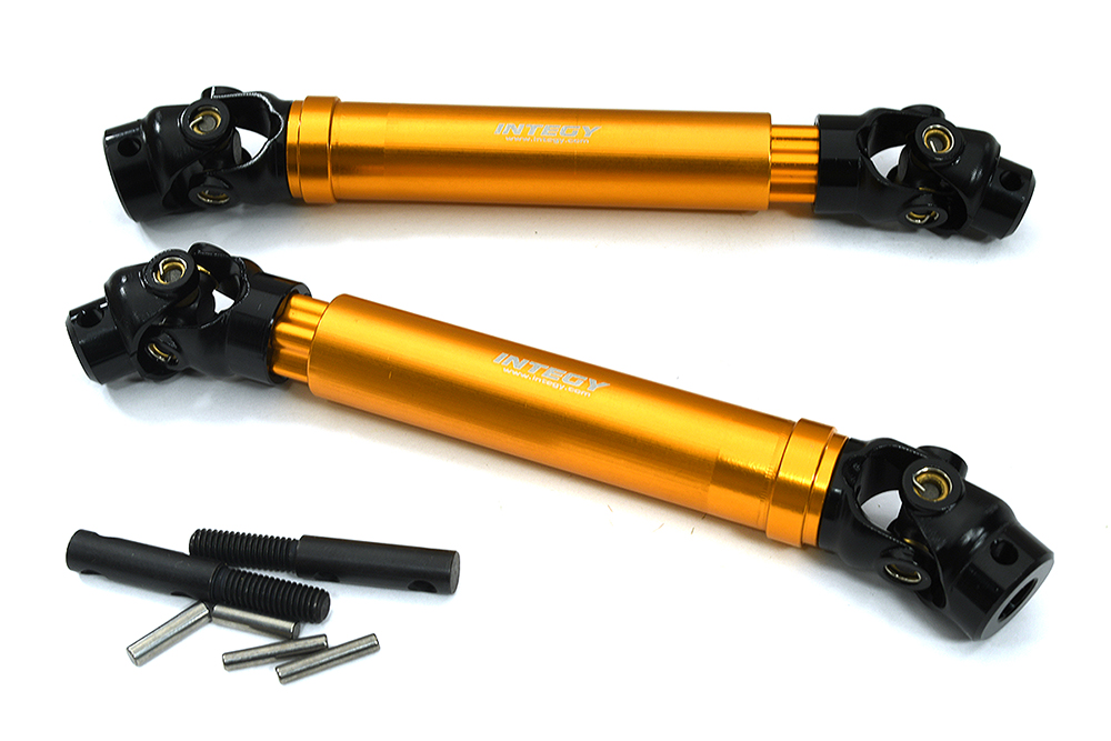 C33361ORANGE Machined Alloy Universal Drive Shafts for Traxxas 1/10 Maxx V2 w/ WideMaxx 8993 - Image 1
