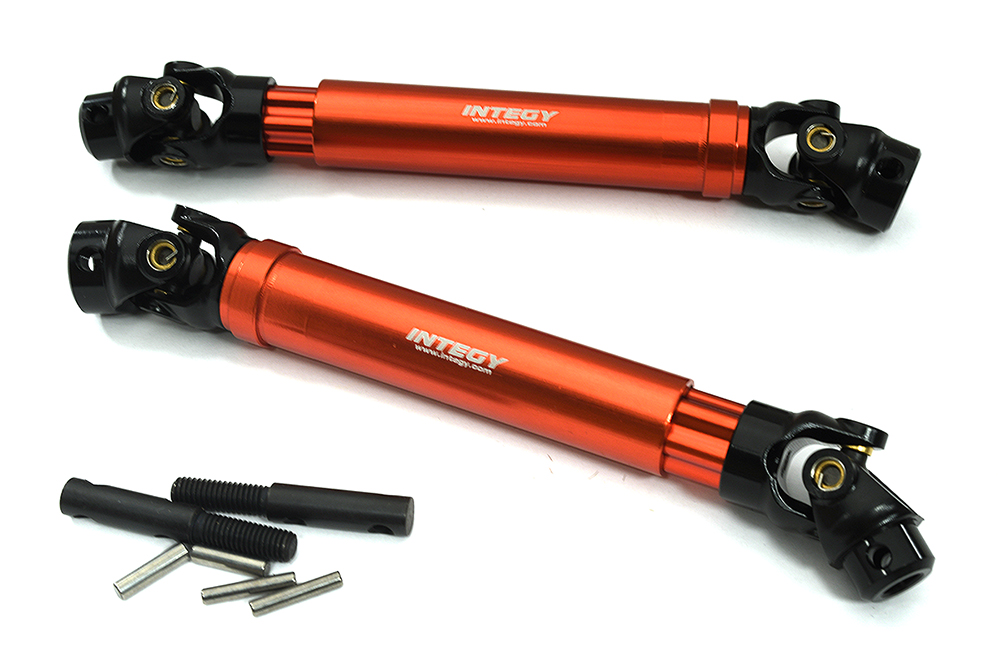 C33361RED Machined Alloy Universal Drive Shafts for Traxxas 1/10 Maxx V2 w/ WideMaxx 8993 - Image 1