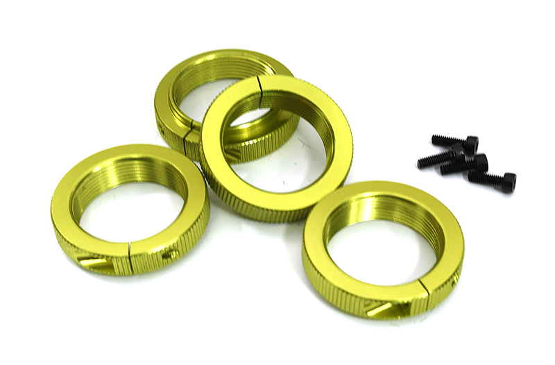 C33362GREEN Clamp Type Spring Adjustment Collars for Arrma 1/5 Kraton 4X4 8S BLX ARA330568 - Image 1