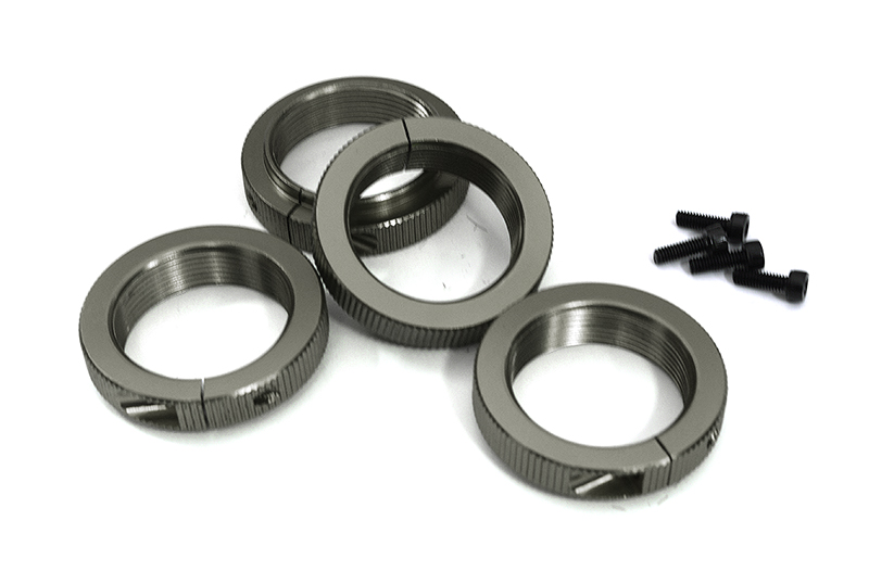C33362GREY Clamp Type Spring Adjustment Collars for Arrma 1/5 Kraton 4X4 8S BLX ARA330568 - Image 1