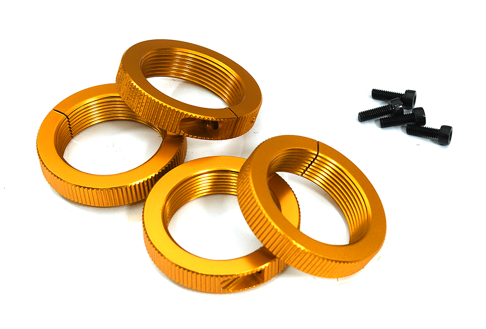 C33362ORANGE Clamp Type Spring Adjustment Collars for Arrma 1/5 Kraton 4X4 8S BLX ARA330568 - Image 1