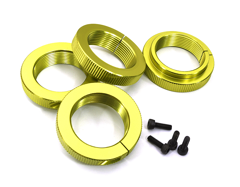 C33364GREEN Green Clamp Type Spring Adjustment Collars for Traxxas X-Maxx 4X4 7767 - Image 1