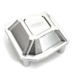 Billet Machined Alloy Differential Cover for Axial SCX6 Crawler - Silver 252002