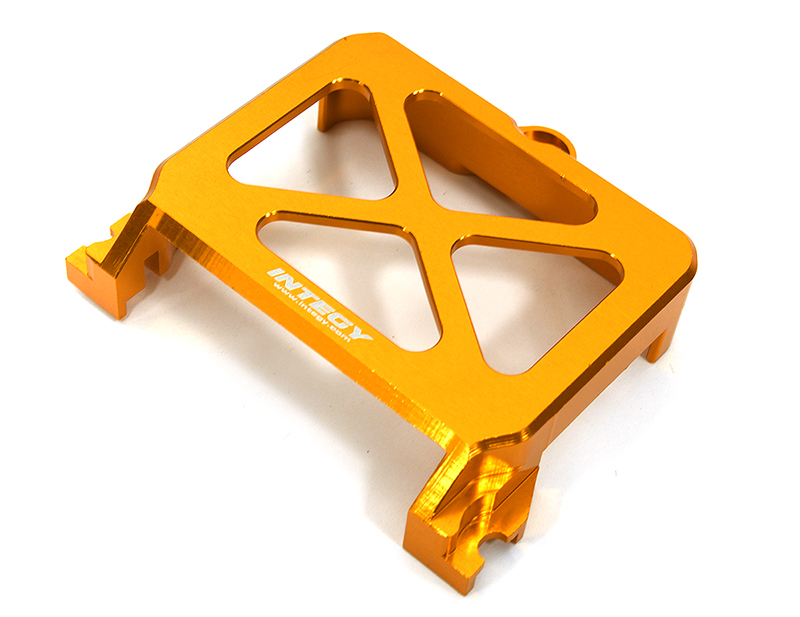 C33366ORANGE Billet Machined Standard Servo Adapter for Traxxas XRT - Image 1