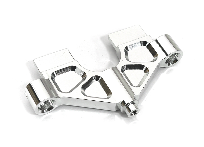 C33367SILVER Billet Machined Silver Servo Rear Brace Mount for Traxxas XRT 7820 - Image 1