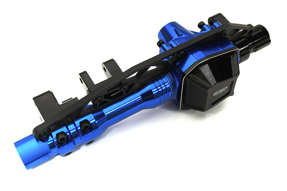 C33369BLUE Billet Machined Front Axle Housing for Axial SCX6 252000 - Image 1