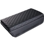 Black PU Leather Armrest Cover for Tesla Model 3/Y