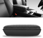 Black PU Leather Armrest Cover for Tesla Model 3/Y - Image 4