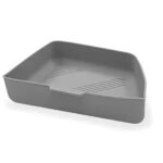 Grey Silicone Right Trunk Storage Box Organizer for Tesla 22-24 Model X