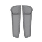 Grey Silicone 2pcs Front Door Storage Box Interior Tray for Tesla 22-24 Model X