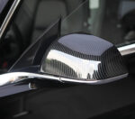 Glossy Carbon Side Mirror Protector Covers for Tesla 17-23 Model 3 - Image 2