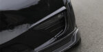 Matte Black Front Fog Lamp Aero Trim Covers for Tesla 21-24 Model Y - Image 2