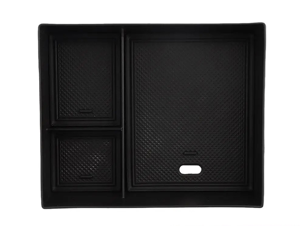 C33404 Black Central Control Upper Storage Box for Tesla 24 Model 3 - Image 1