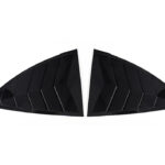 Glossy Black ABS Rear Triangular Window Blinds for Tesla 21-24 Model Y