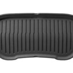 Black TPE Plastic Weather Frunk Mat for Tesla 24 Model 3