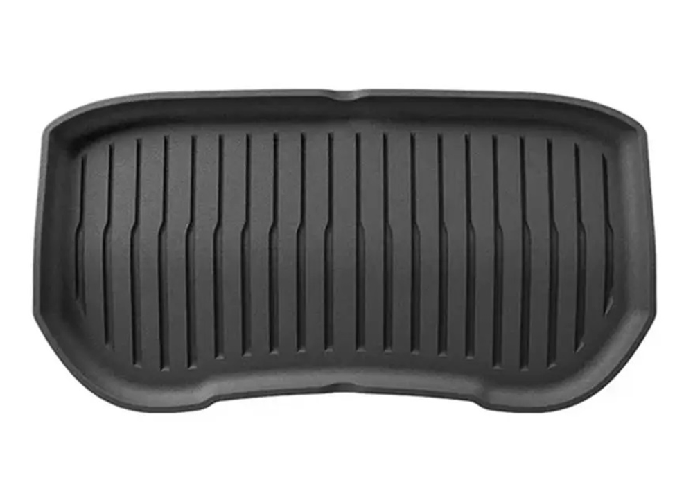 C33413 Black TPE Plastic Weather Frunk Mat for Tesla 24 Model 3 - Image 1