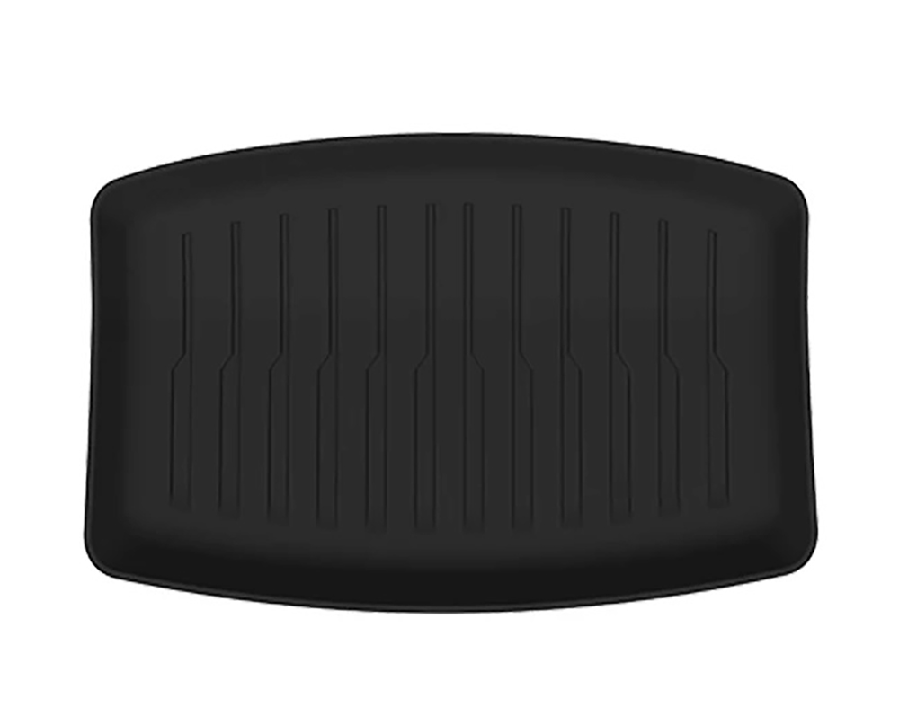 C33414 Black TPE Plastic Weather Lower Trunk Mat for Tesla 24 Model 3 - Image 1