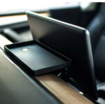 Black ABS Hidden Behind Screen Tray Organizer Tissue Holder for Tesla Model 3/Y - Image 3