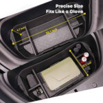 Black TPE Frunk Storage Box Organizer for Tesla 21-24 Model Y - Image 4