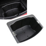 Black TPE Rear Trunk Storage Box for Tesla 17-23 Model 3 - Image 3