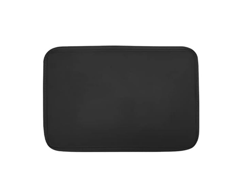 C33428 Black Synthetic Leather Screen Cover for Tesla 17-23 Model 3/Y - Image 1