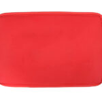 Red Synthetic Leather Screen Cover for Tesla 17-23 Model 3/Y