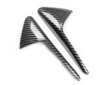 Glossy Carbon Side Marker Camera Aero Trim Covers for Tesla 20-23 Model 3/Y