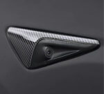 Glossy Carbon Side Marker Camera Aero Trim Covers for Tesla 20-23 Model 3/Y - Image 3