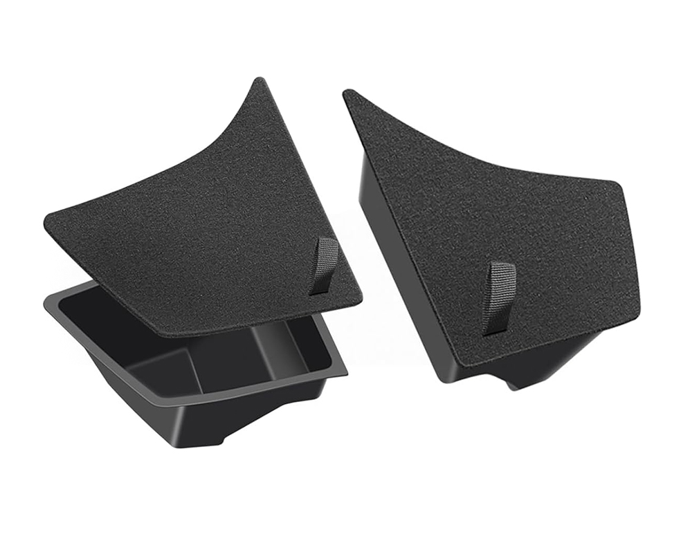 C33442 Black Rear Storage Box w/ Cover for Tesla 24 Model 3 - Image 1