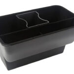 Flocking ABS Rear Center Console Storage Organizer for Tesla 20-24 Model Y