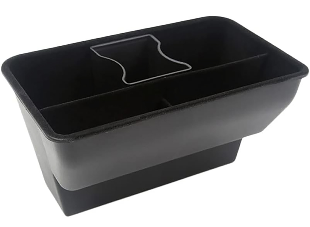 C33448 Flocking ABS Rear Center Console Storage Organizer for Tesla 20-24 Model Y - Image 1